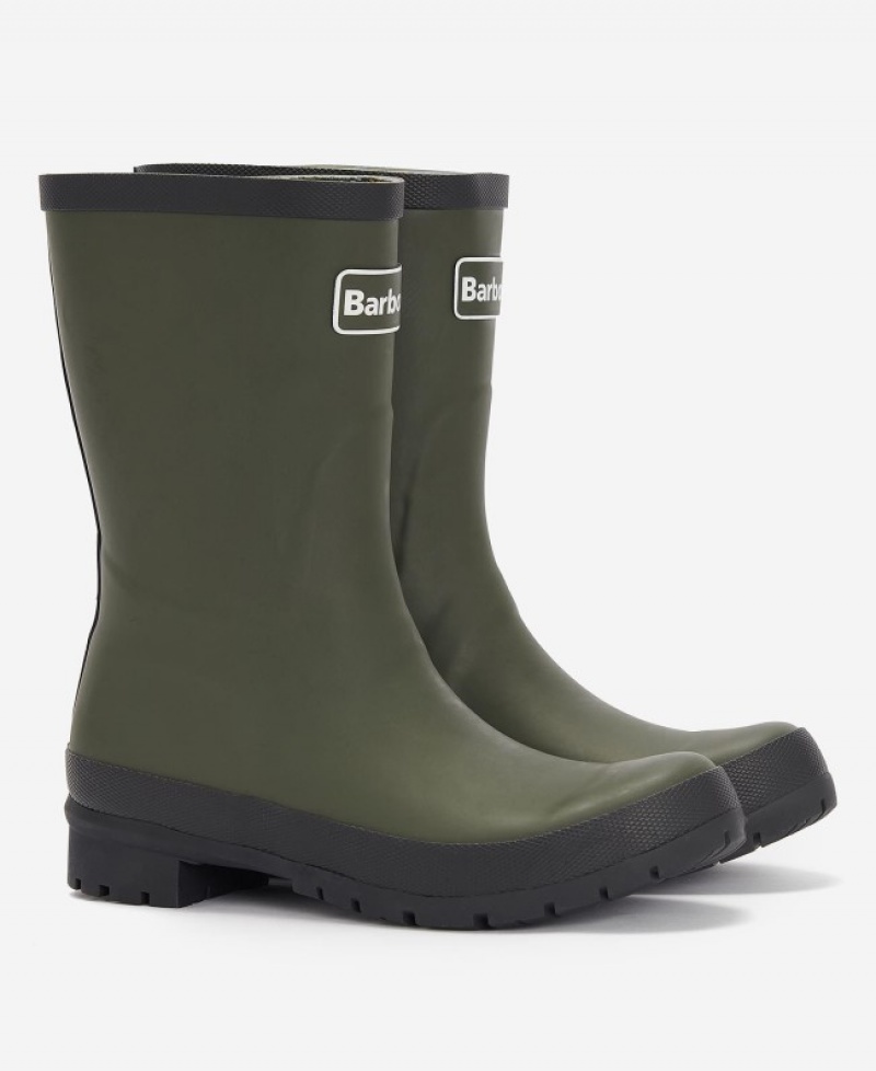 Botas Barbour Banbury Wellington Mujer Verde Oliva Mexico | O4Z29967