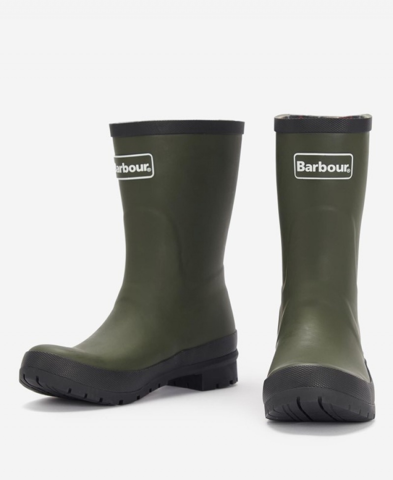 Botas Barbour Banbury Wellington Mujer Verde Oliva Mexico | O4Z29967