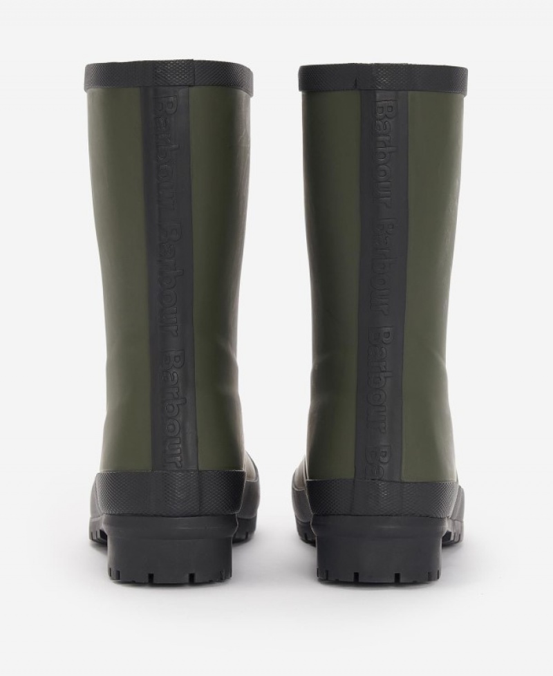 Botas Barbour Banbury Wellington Mujer Verde Oliva Mexico | O4Z29967