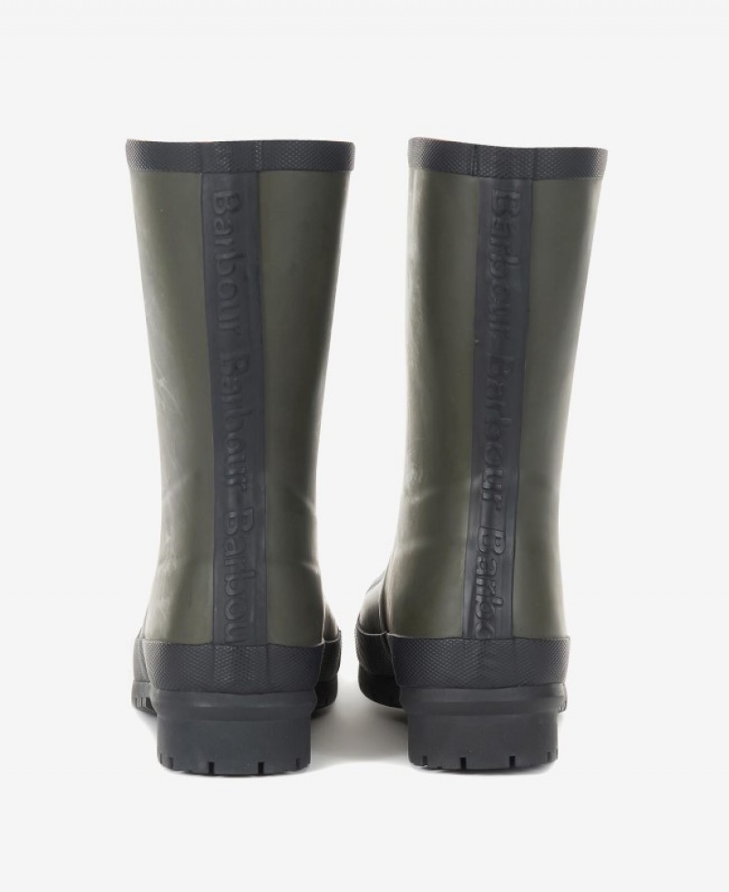 Botas Barbour Banbury Wellington Mujer Verde Oliva Mexico | O4Z29967