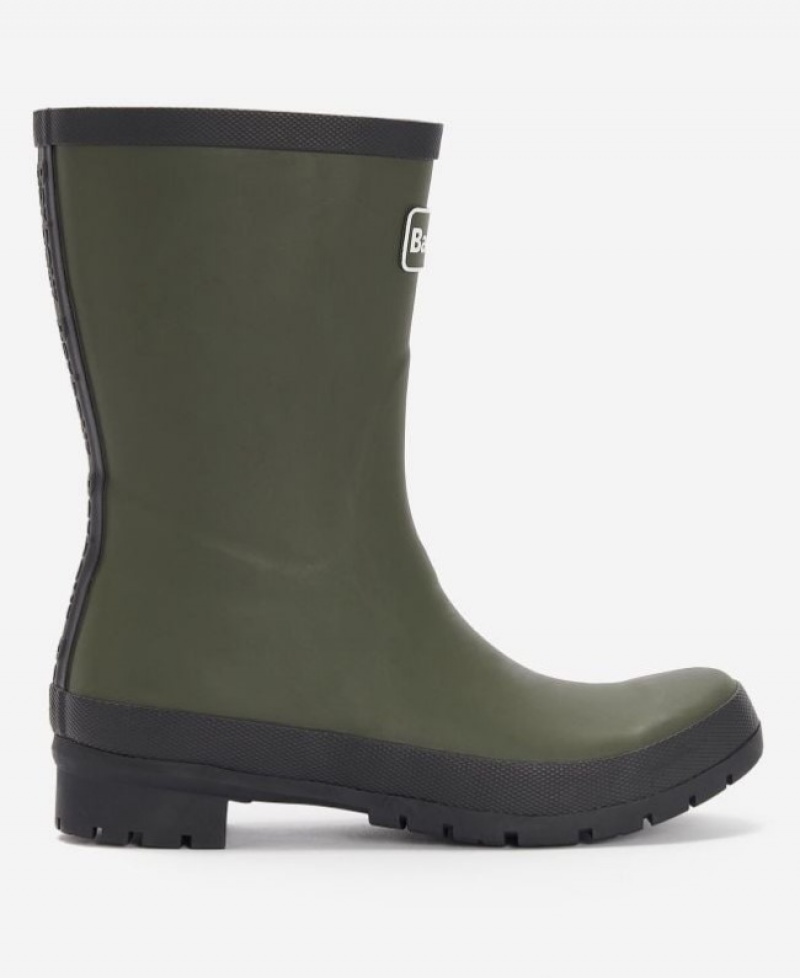 Botas Barbour Banbury Wellington Mujer Verde Oliva Mexico | O4Z29967