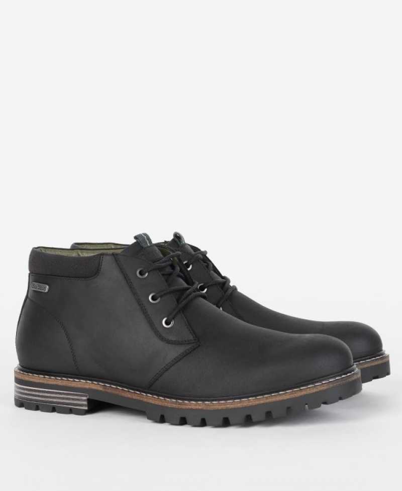 Botas Barbour Boulder Chukka Hombre Negros Mexico | R6Y79715