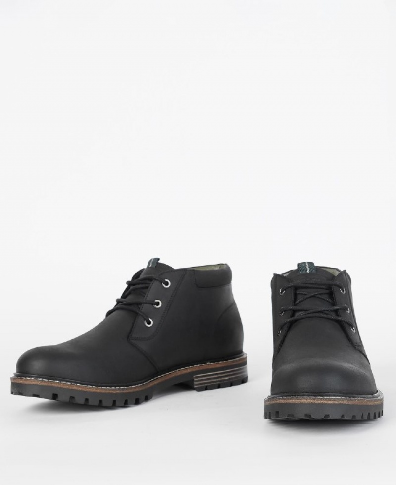 Botas Barbour Boulder Chukka Hombre Negros Mexico | R6Y79715