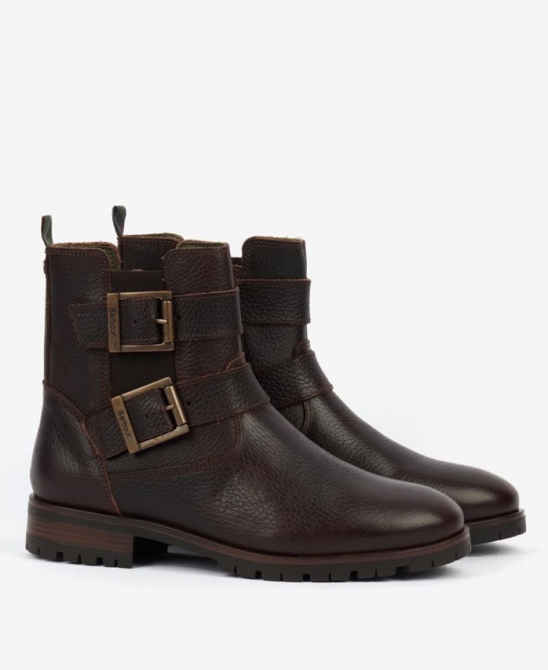 Botas Barbour Marina Mujer Marrom Oscuro Mexico | O4R99518