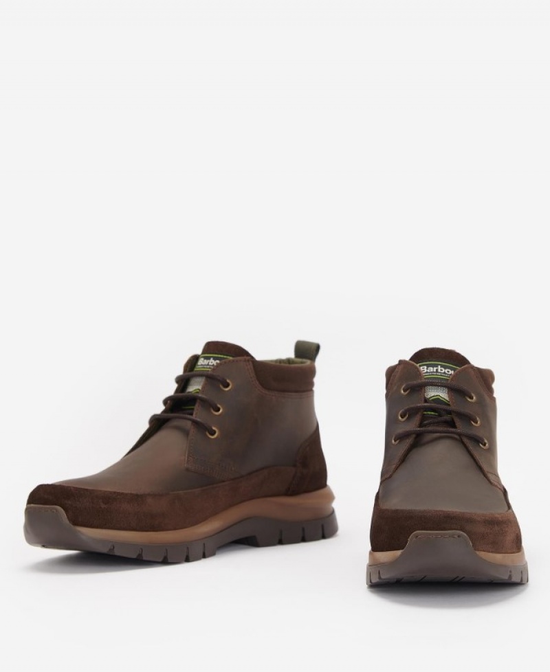 Botas Barbour Underwood Hombre Chocolate Mexico | X1N82680