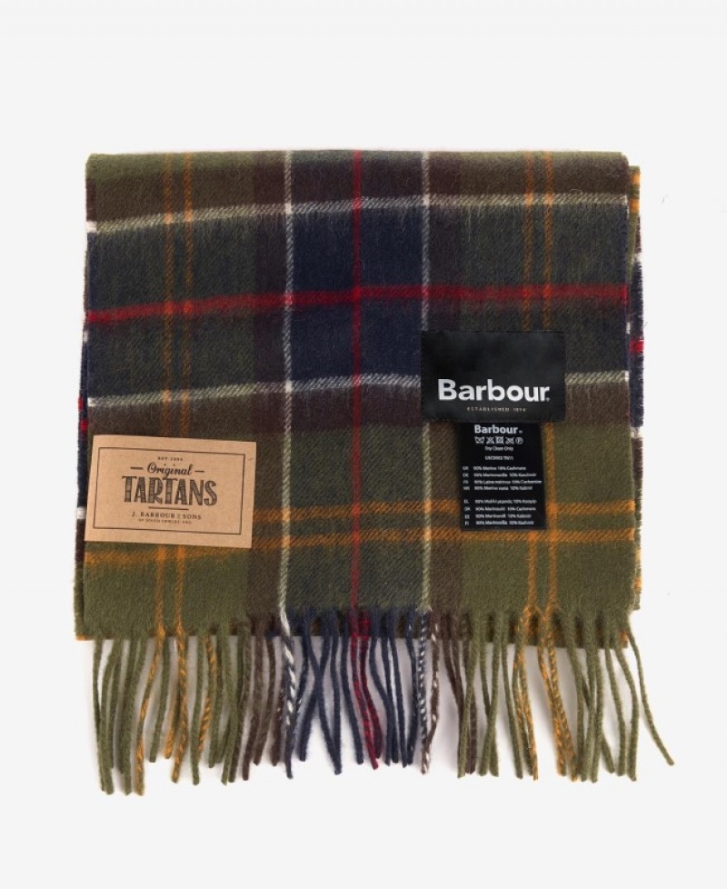 Bufanda Barbour Lana Cashmere Tartan Hombre Muiltcolor Mexico | N5R55298