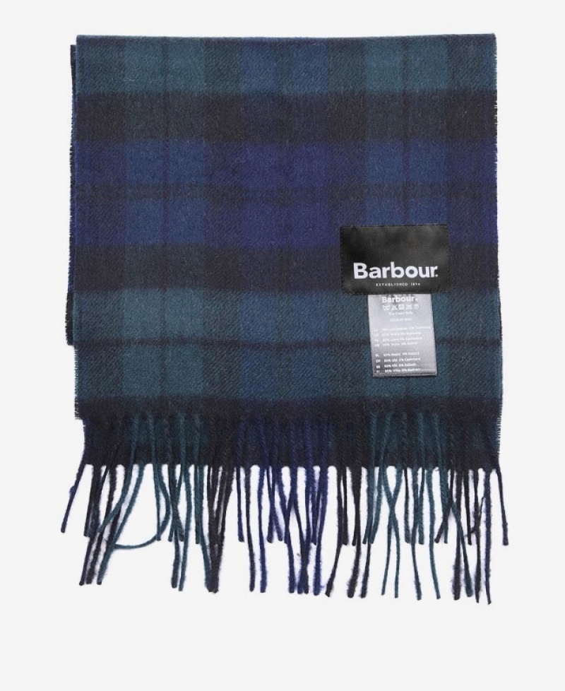 Bufanda Barbour New Check Tartan Hombre Negros Mexico | B1I73380