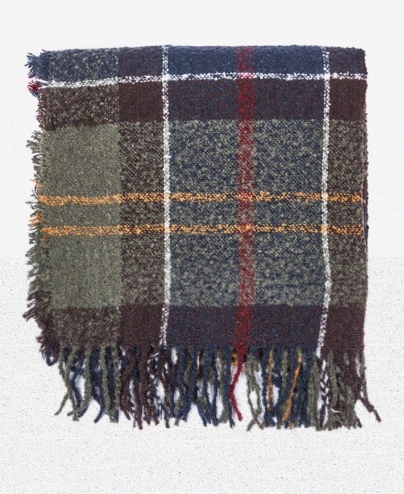 Bufanda Barbour Tartan Boucle Mujer Muiltcolor Mexico | B9F44264