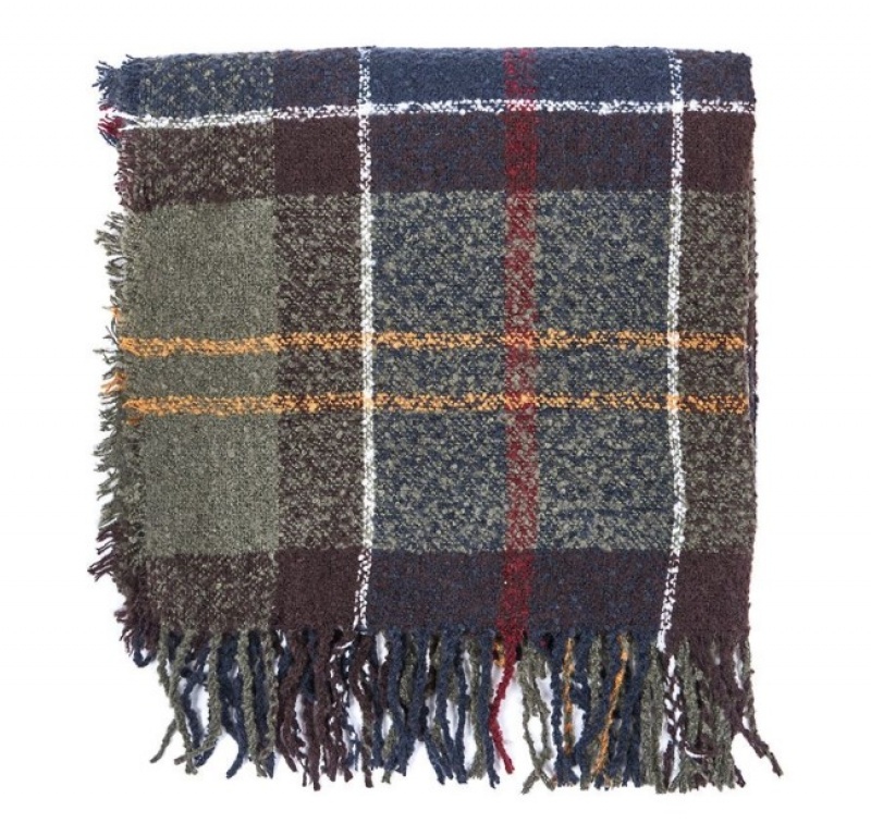 Bufanda Barbour Tartan Boucle Mujer Muiltcolor Mexico | B9F44264