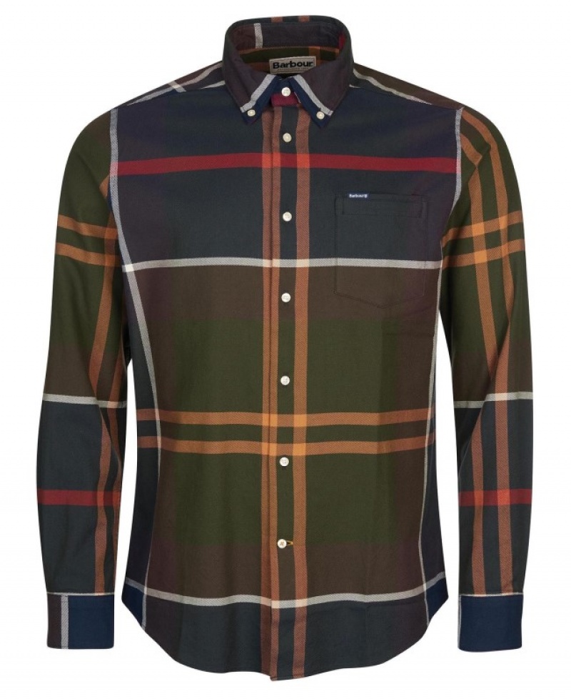 Camisas Barbour Dunoon Tailored Hombre Muiltcolor Mexico | F5U60167