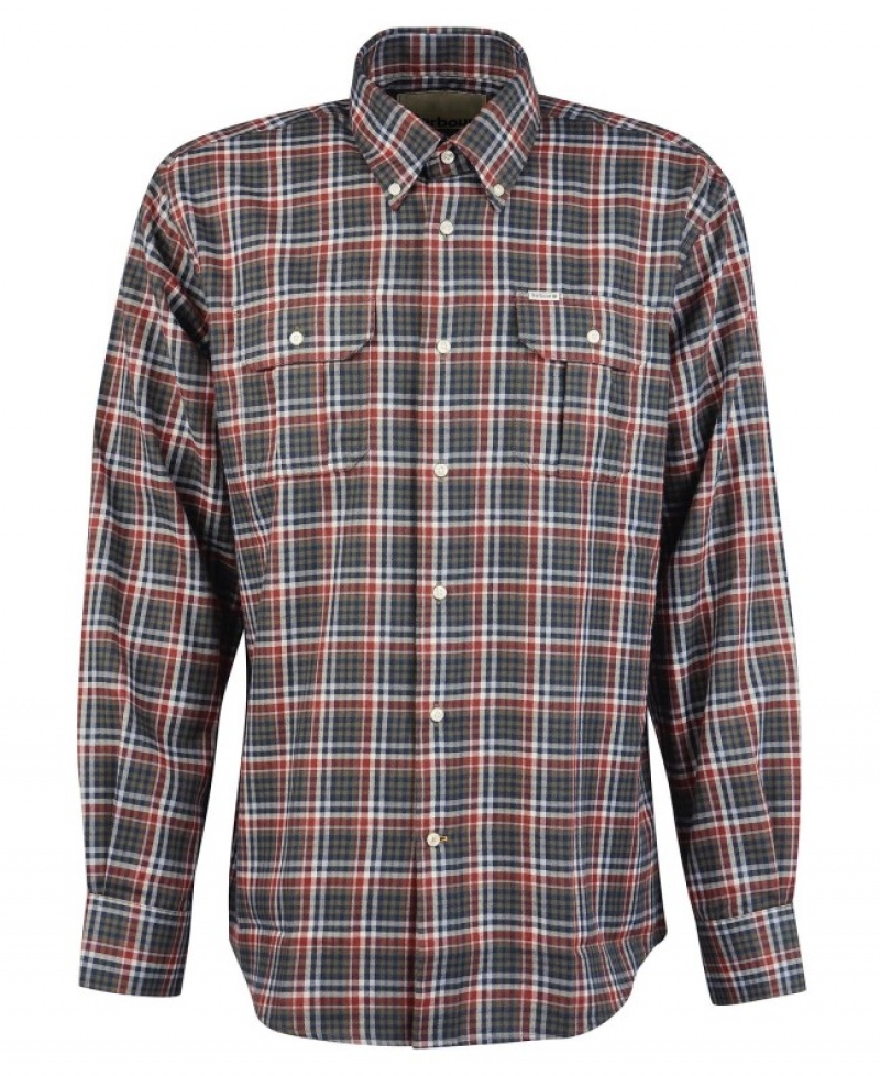 Camisas Barbour Eastwood Thermo Weave Hombre Multicolor Mexico | R9D11711