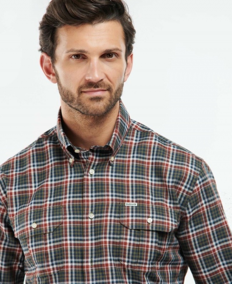 Camisas Barbour Eastwood Thermo Weave Hombre Multicolor Mexico | R9D11711