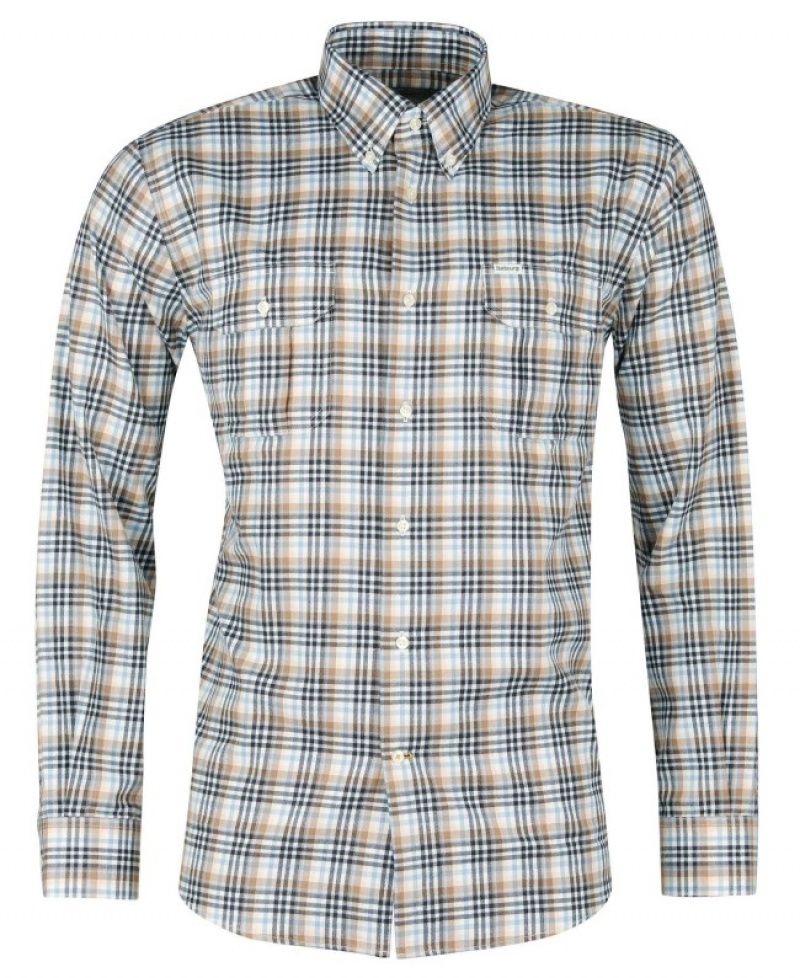 Camisas Barbour Eastwood Thermo Weave Hombre Multicolor Mexico | W0T14240