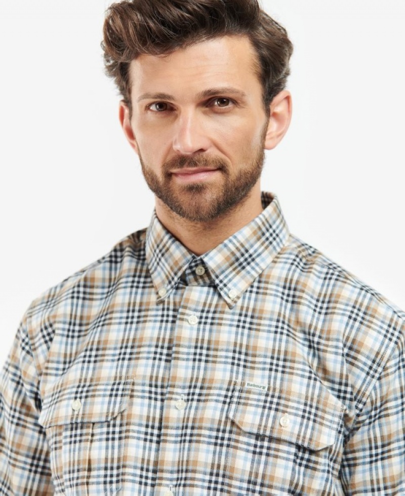 Camisas Barbour Eastwood Thermo Weave Hombre Multicolor Mexico | W0T14240