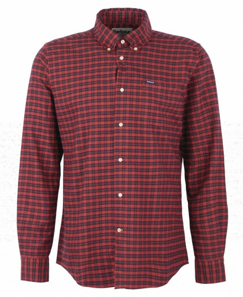 Camisas Barbour Emmerson Tailored Hombre Rojos Mexico | L6E14553