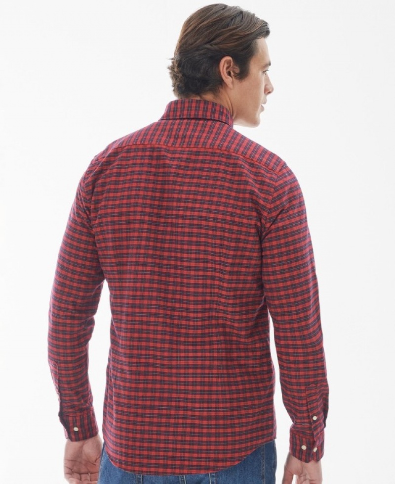 Camisas Barbour Emmerson Tailored Hombre Rojos Mexico | L6E14553