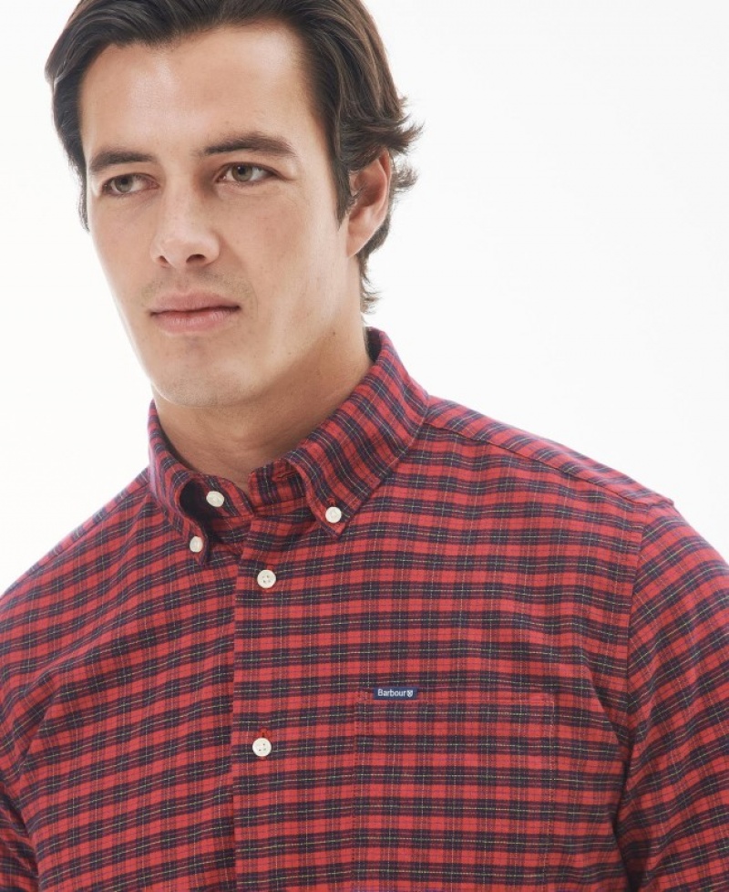 Camisas Barbour Emmerson Tailored Hombre Rojos Mexico | L6E14553