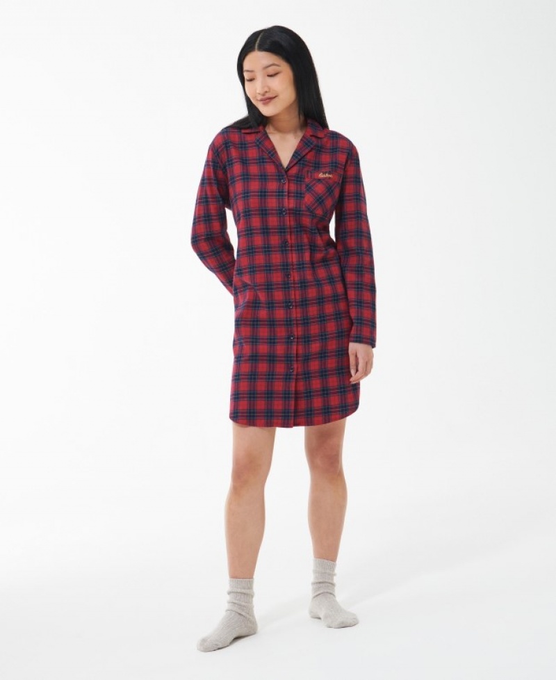 Camisas Barbour Etta Nightshirt Mujer Rojos Mexico | A1A15809