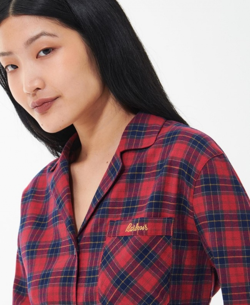 Camisas Barbour Etta Nightshirt Mujer Rojos Mexico | A1A15809