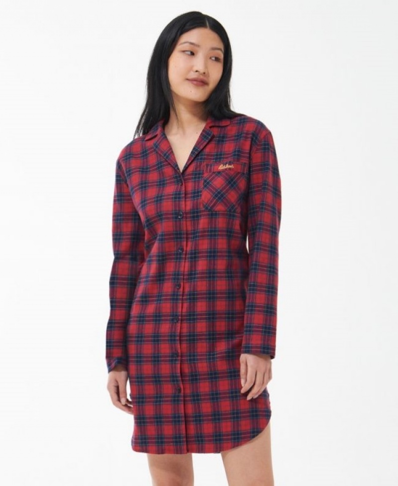 Camisas Barbour Etta Nightshirt Mujer Rojos Mexico | A1A15809