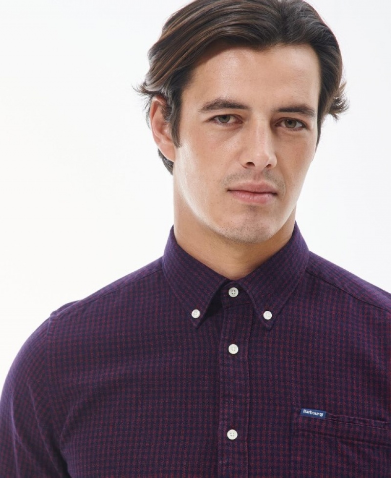 Camisas Barbour Geston Tailored Hombre Rojos Mexico | W5R16749