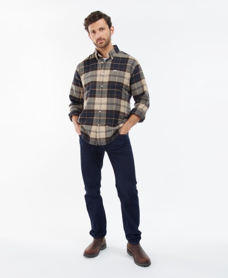 Camisas Barbour Hogside Tartan Hombre Multicolor Mexico | Y5W34609