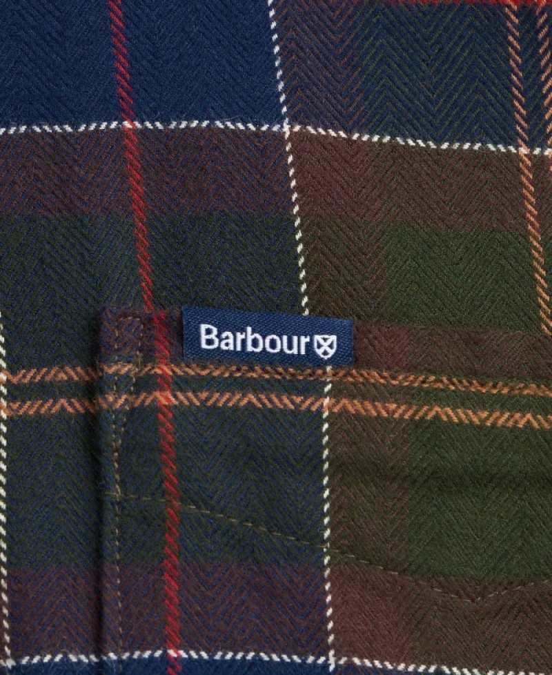 Camisas Barbour Kyeloch Tailored Hombre Muiltcolor Mexico | O3P07116