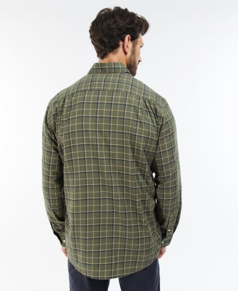 Camisas Barbour Pelton Regular Hombre Verdes Mexico | R0B05498