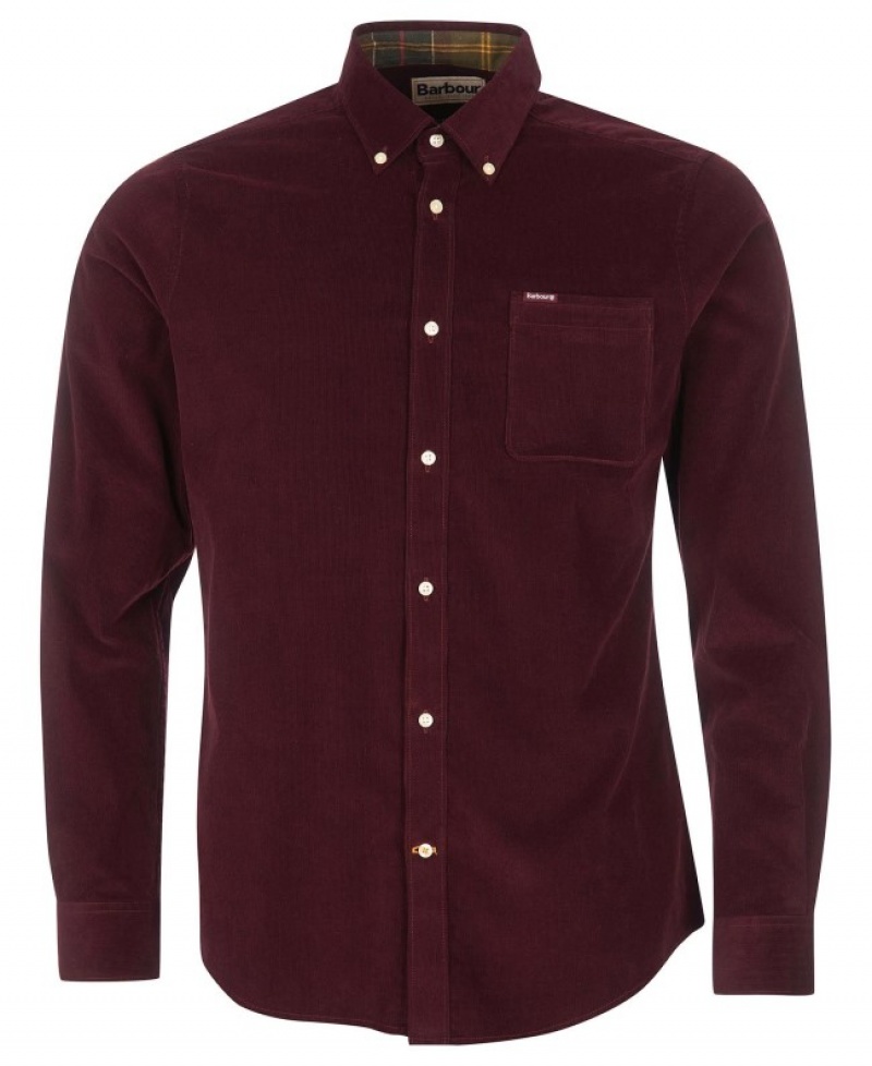 Camisas Barbour Ramsey Tailored Hombre Rojos Mexico | J4T00507