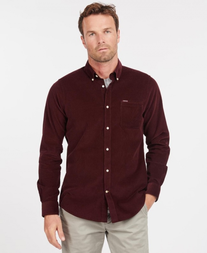 Camisas Barbour Ramsey Tailored Hombre Rojos Mexico | J4T00507