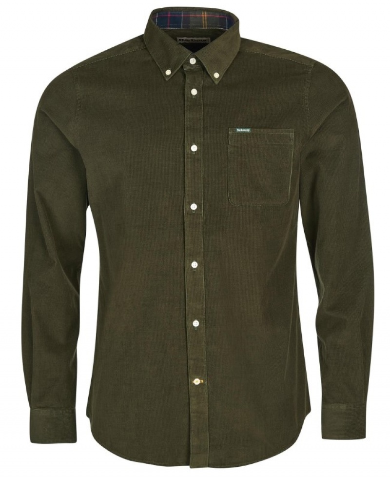 Camisas Barbour Ramsey Tailored Hombre Verdes Mexico | U8Y83792