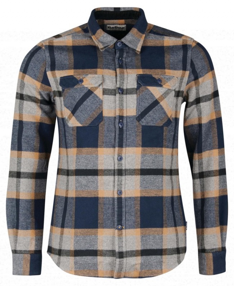 Camisas Barbour Rhobell Tailored Hombre Multicolor Mexico | H4A67498