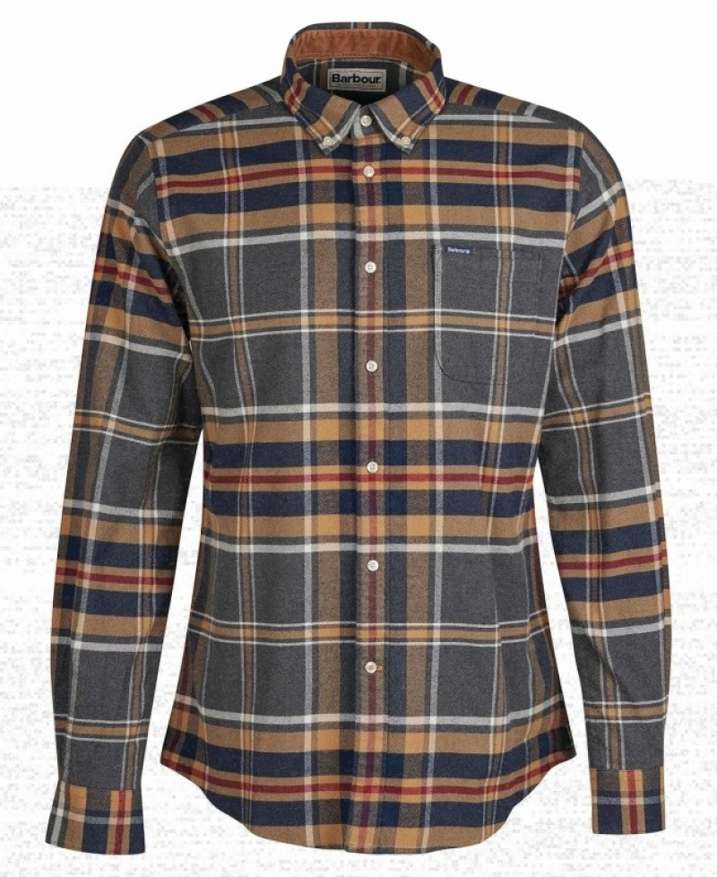 Camisas Barbour Ronan Tailored Check Hombre Multicolor Mexico | Q8Q34653