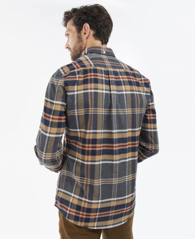 Camisas Barbour Ronan Tailored Check Hombre Multicolor Mexico | Q8Q34653