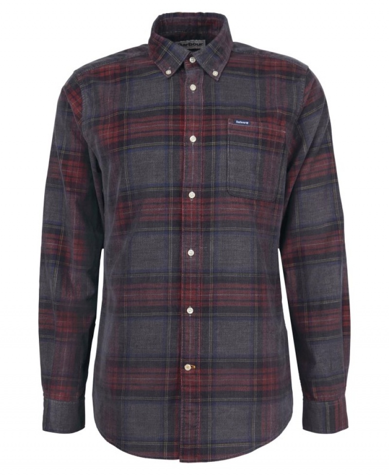 Camisas Barbour Southfield Tailored Hombre Grises Mexico | E6H31978