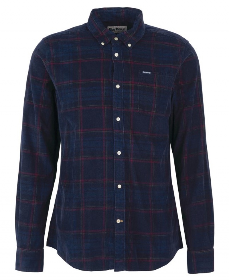 Camisas Barbour Southfield Tailored Hombre Azul Marino Mexico | G0A21043