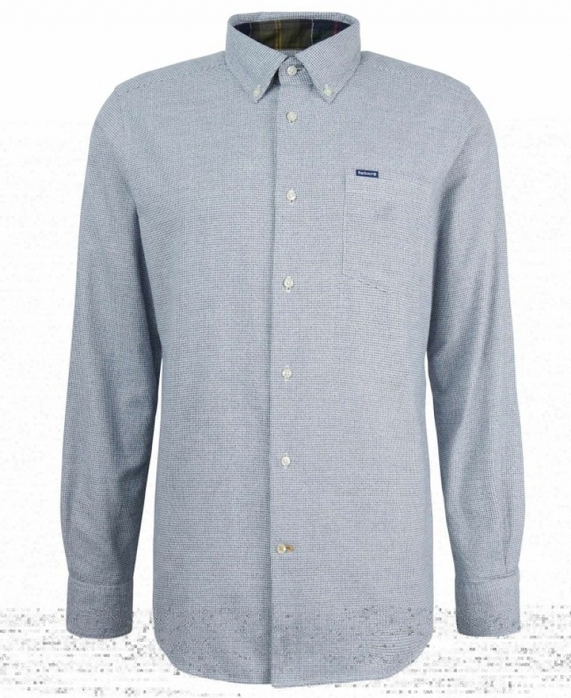 Camisas Barbour Turner Tailored Hombre Azul Marino Mexico | T9I28860