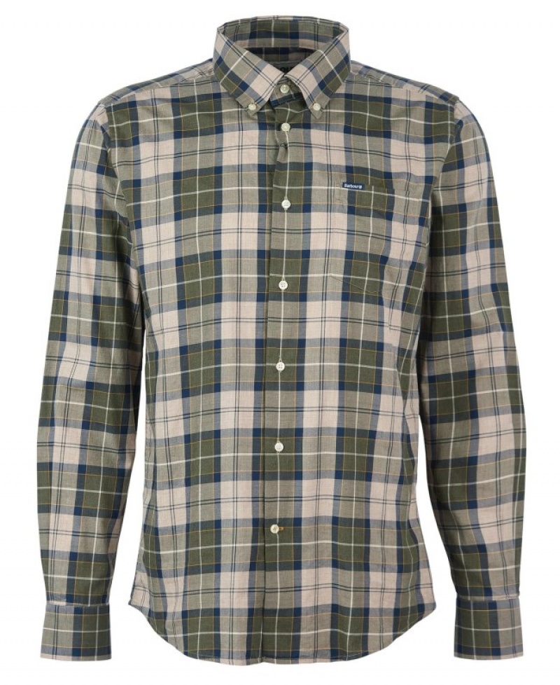 Camisas Barbour Wetheram Tailored Hombre Multicolor Mexico | T1R66006