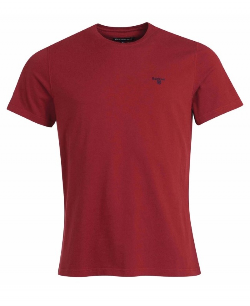 Camiseta Barbour Sports Hombre Rojos Mexico | U3M85027