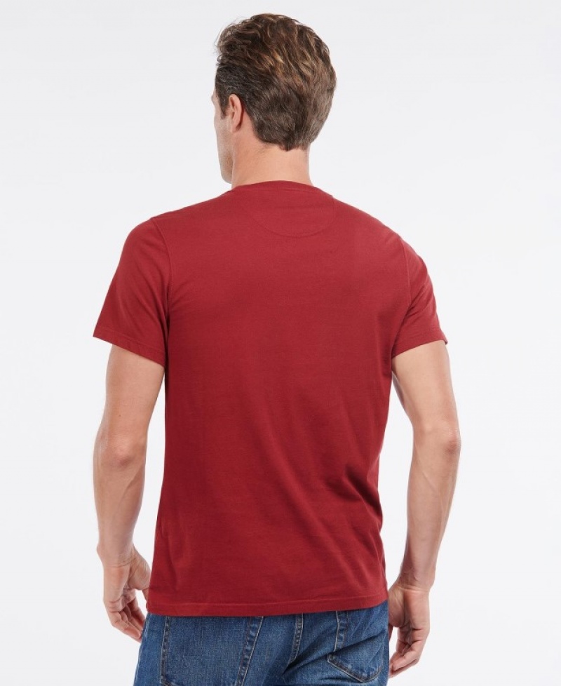 Camiseta Barbour Sports Hombre Rojos Mexico | U3M85027