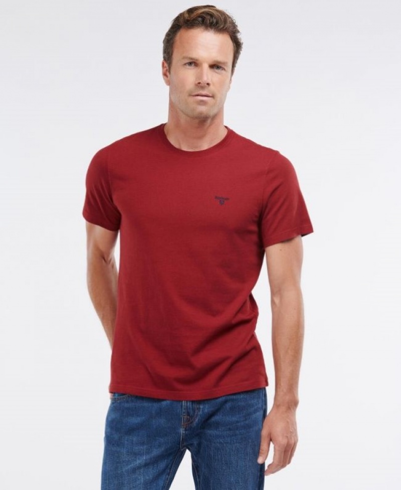 Camiseta Barbour Sports Hombre Rojos Mexico | U3M85027