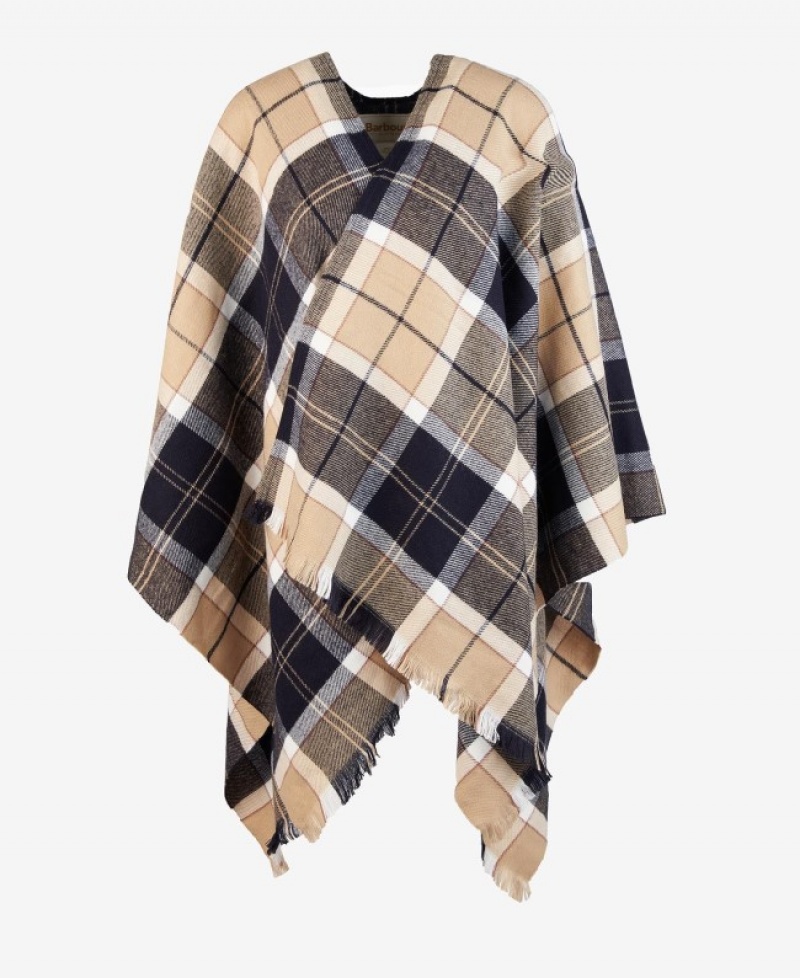 Cape Barbour Staffin Tartan Serape Mujer Multicolor Mexico | N9F41137