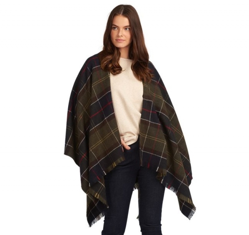 Cape Barbour Staffin Tartan Serape Mujer Muiltcolor Mexico | Q8A40648