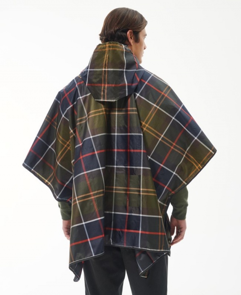 Cape Barbour Tartan Poncho Showerproof Hombre Classic Tartan Mexico | M0P34259