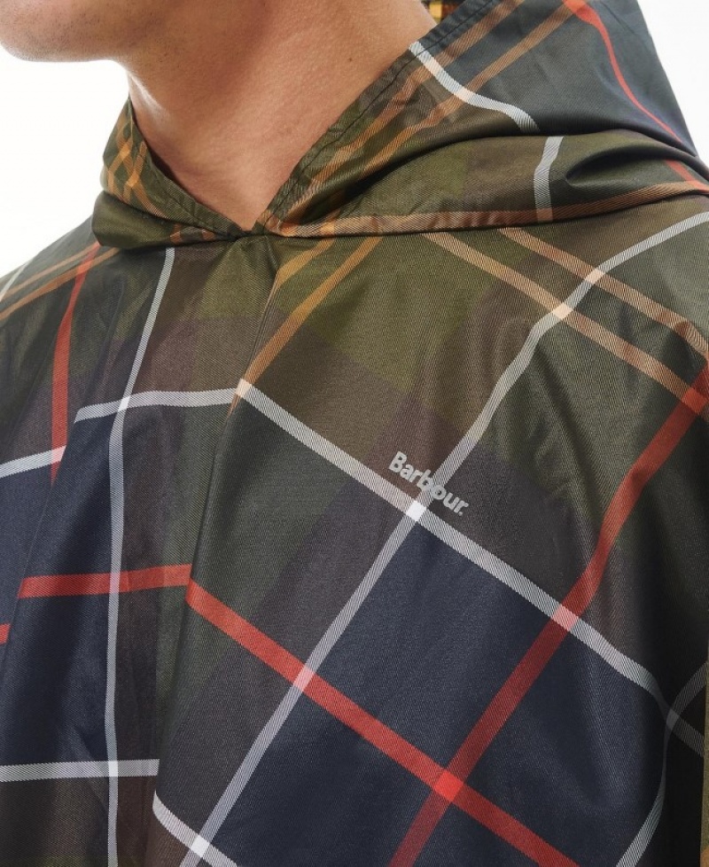 Cape Barbour Tartan Poncho Showerproof Hombre Classic Tartan Mexico | M0P34259