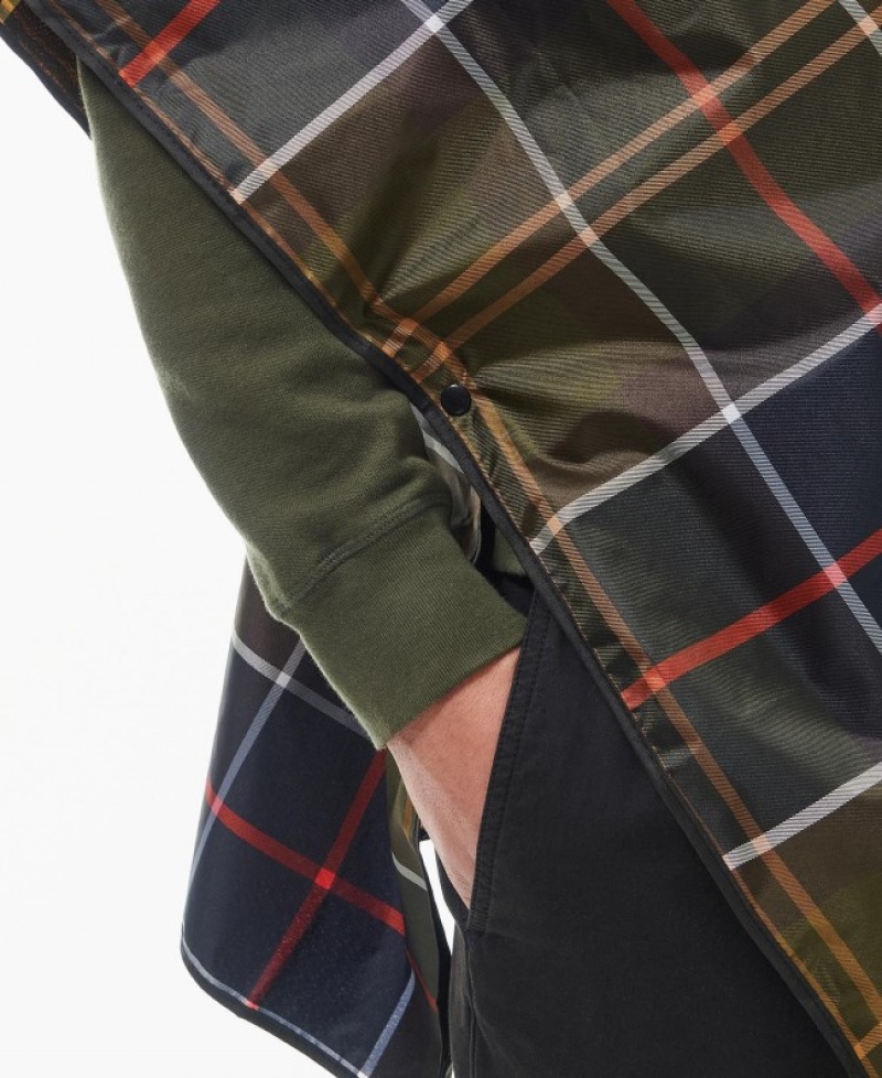 Cape Barbour Tartan Poncho Showerproof Hombre Classic Tartan Mexico | M0P34259