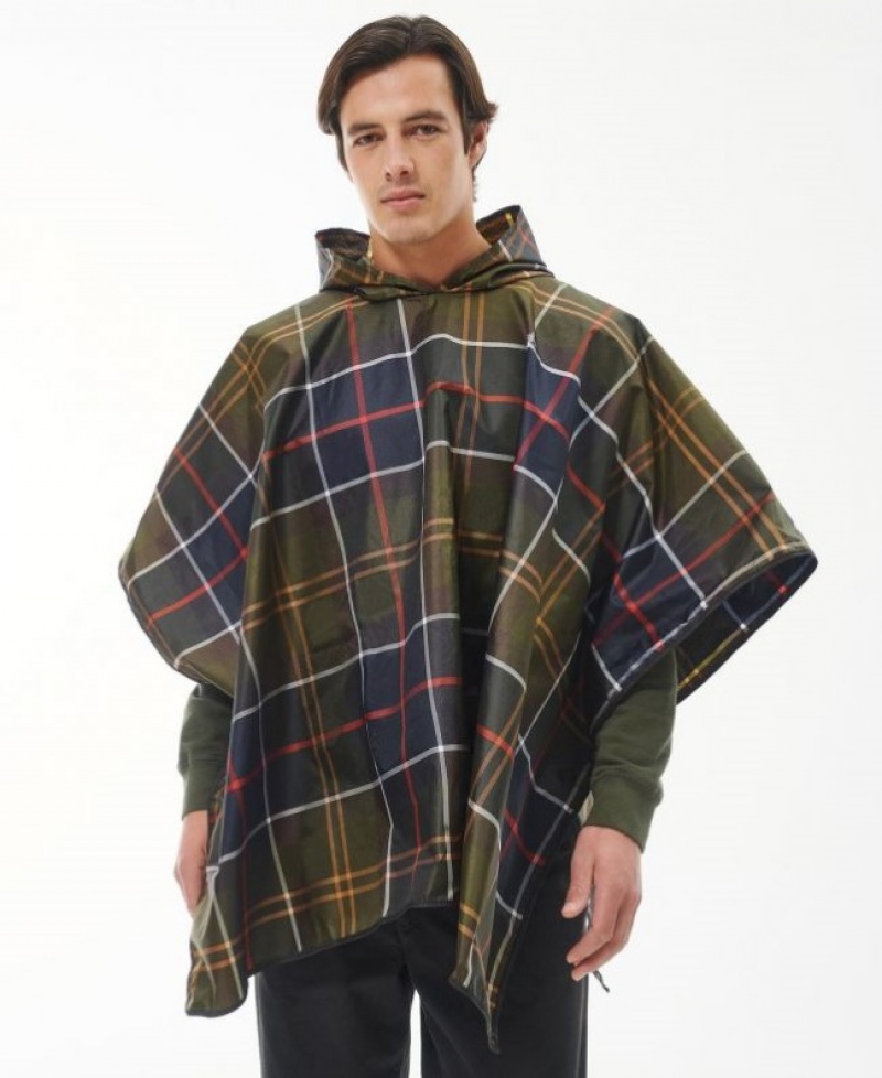 Cape Barbour Tartan Poncho Showerproof Hombre Classic Tartan Mexico | M0P34259