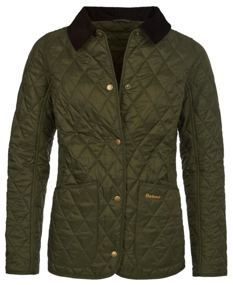 Chaqueta Acolchada Barbour Annandale Mujer Verde Oliva Mexico | J0G89911