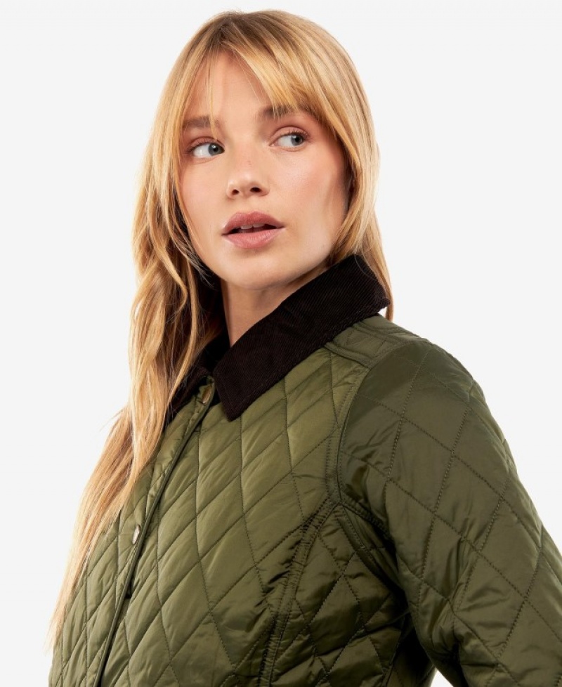 Chaqueta Acolchada Barbour Annandale Mujer Verde Oliva Mexico | J0G89911