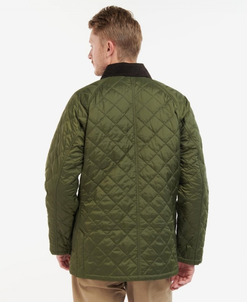 Chaqueta Acolchada Barbour Ashby Hombre Verdes Mexico | C0J73076